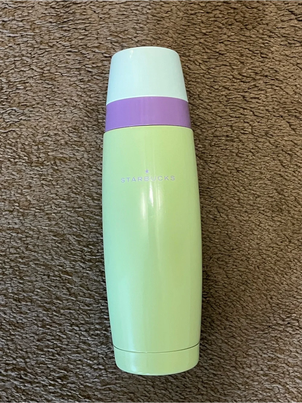 Vintage 2005 Starbucks 16 oz Colorblock Travel Mug Thermos